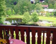 Aussicht vom Balkon